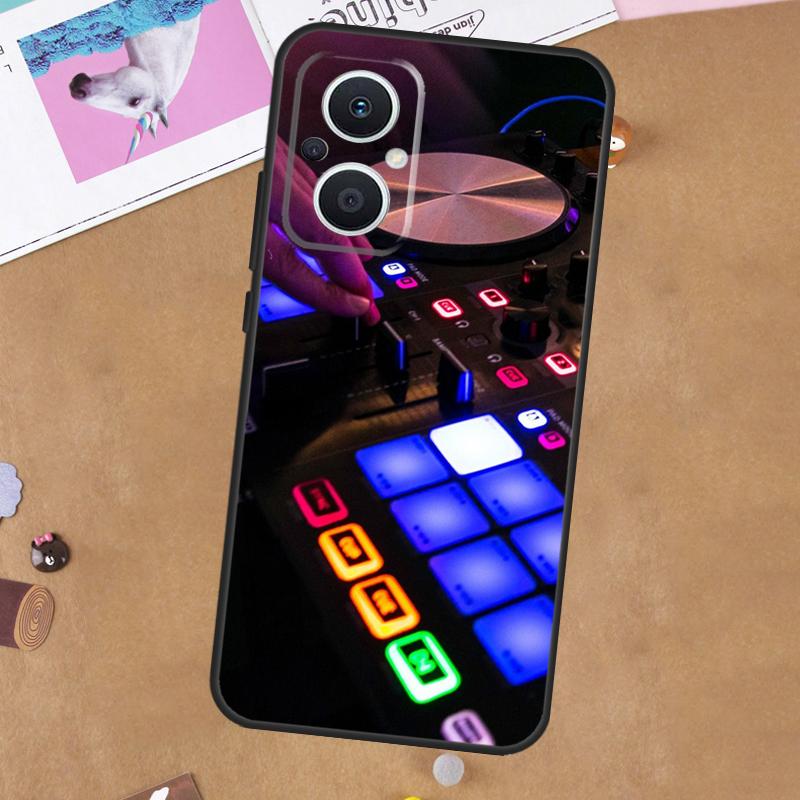 Music DJ Controller Mixer Funda For OPPO Reno 11 F 10 Pro 4 5 6 7 8 Lite 4Z 5Z 8T OPPO Find X6 X5 Pro X2 X3 Neo Case