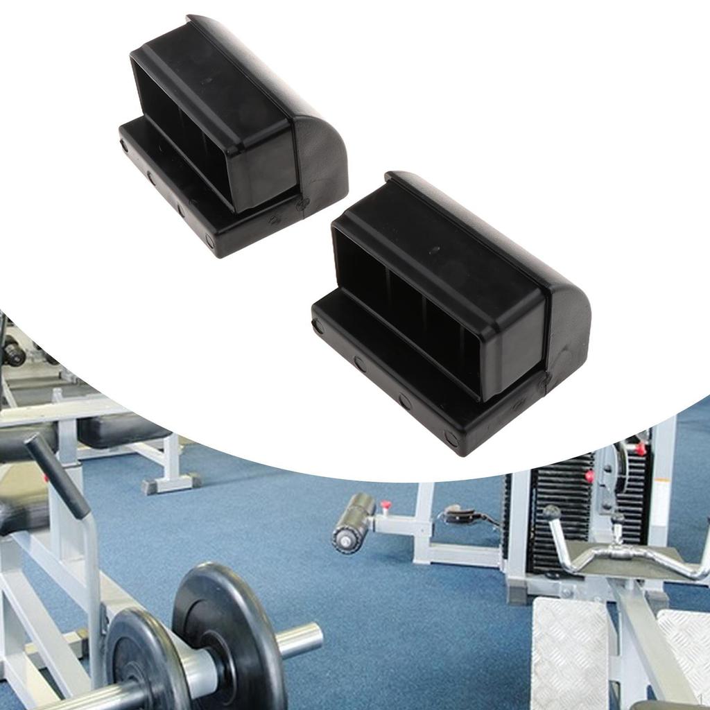 2x Fitness Equipment End Cap Cover Replacement Floor Protectors Foot Multipurpose Tube