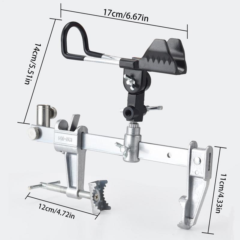 Boat Fishing Rod Holder 360 Degree Adjustable Clamp Fishing Rod Stand Holder Pole Support For Boat Fishing Accessories Bracket