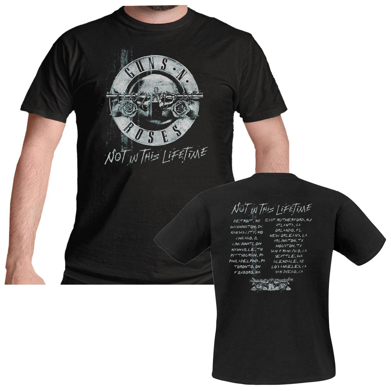 

Guns N Roses Not In This Lifetime Tour T Shirt Xerox Grey Tone New Official S