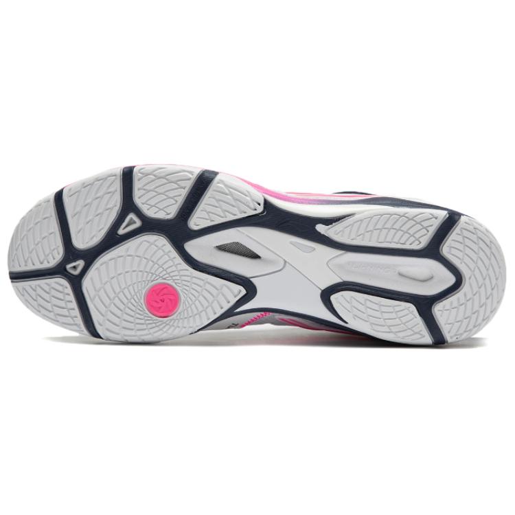 Li Ning Eagle Eye 2.0 Pro Komfortable Allsidige Slitesterke Sklisikre Lavsko Treningssko Unisex Sneakers Hvit Rosa APPU023-8