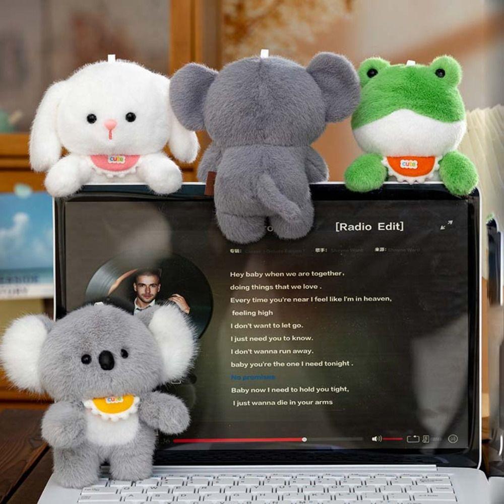 PP Cotton Koala Plush Toy Fluffy Frog Plush Doll Creative Plush Desktop Buddy Toy Children's Day