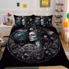 Beauty Skull Printed Comforter Cover Set Twin Size Polyester Home Bedclothes Highend Soft Duvet Cover Set