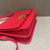 [Pre-Owned] Tb Mini Red Leather Shoulder Bag With Gold Hardware - Good #MZU1M8