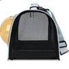 Portable Foldable Pet Space Capsule: Large Capacity Airline Crate for Cats and Dogs