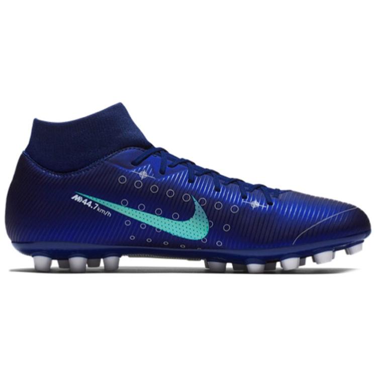 Nike Mercurial Superfly 7 Academy Mds Ag 'Navy Sky Blue' (Unisex) Soccer Shoes BQ5425 401