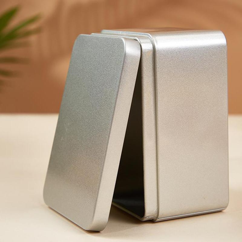 Tea Packaging Cans General Square Cans Dahongpao Green Tea Loose Tea Packaging Boxes Tinplate Empty Cans