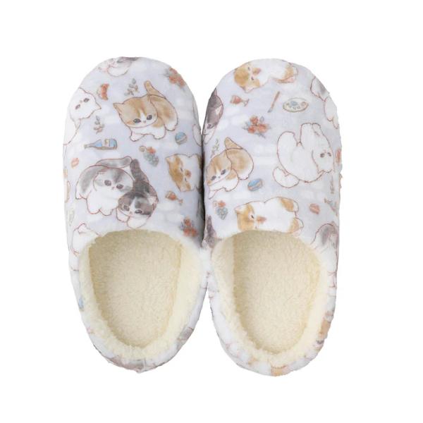 

mofusand Warm Oversized Room Shoes ( Paris Nyan) Japan NEW