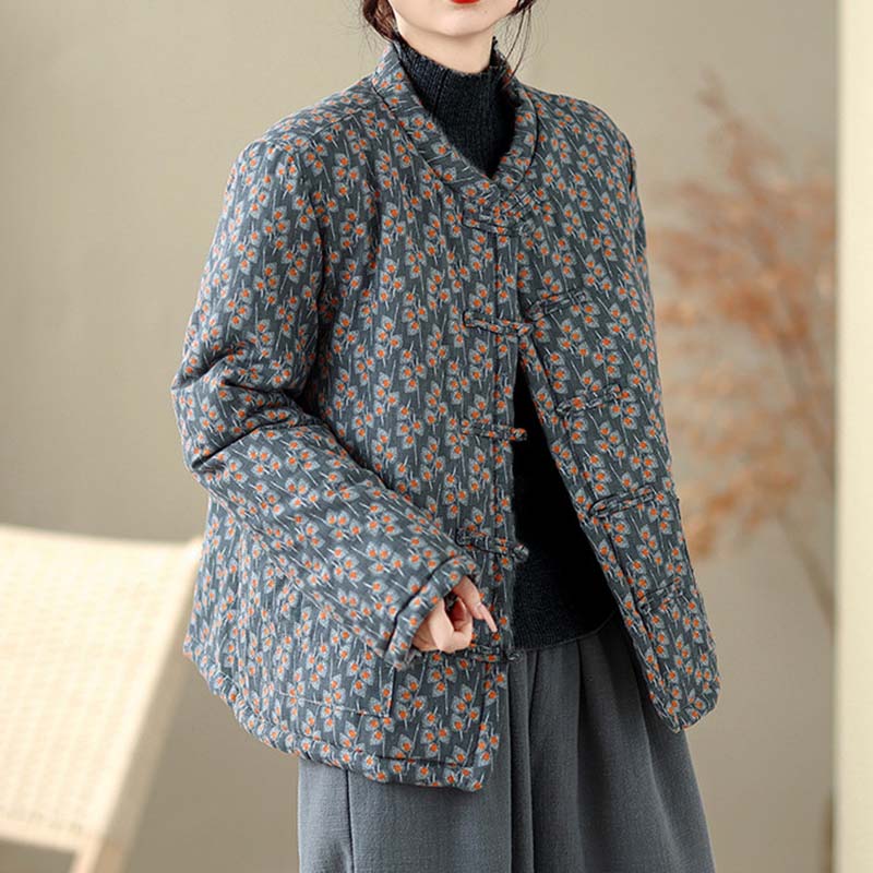 Coat for Women Thickened Autumn Winter Cotton Windbreaker Oversize Warm Casual Jacket