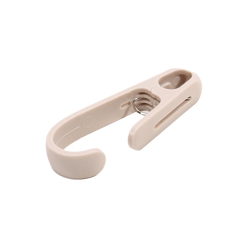 10PCS Laundry Hooks Clips Hanger - Multifunctional Clips With Hooks Closet Organizer Clamps Hanging Socks Boot Bras Towels For Bathroom Kitchen