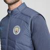 Puma Logo Zip Collar Sleeveless Vest Men Vests Blue 777552-12