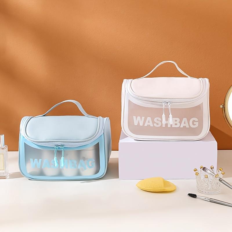 Home Travel Transparent Makeup Bag Toiletries Bag Bath Supplies Storage Bag Waterproof Travel Cosmetic Bag Wash Beauty Kit