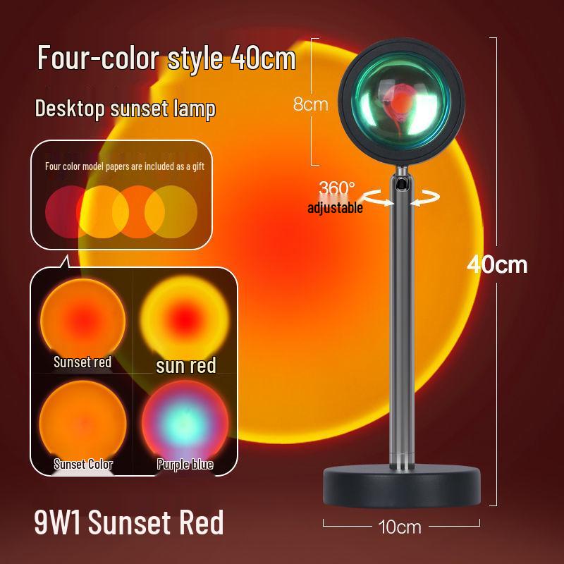 Sunset Lamp for Living Room and Bedroom - Artistic Ambient Lighting