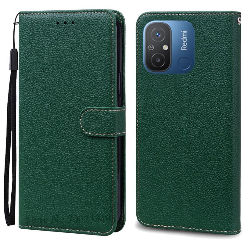 Für Redmi 12C Hülle Weiche Silikon Leder Brieftasche Flip Case Für Xiaomi Redmi 12C Hülle Handyhülle Redmi12C Redmi 12 C Fundas Coque