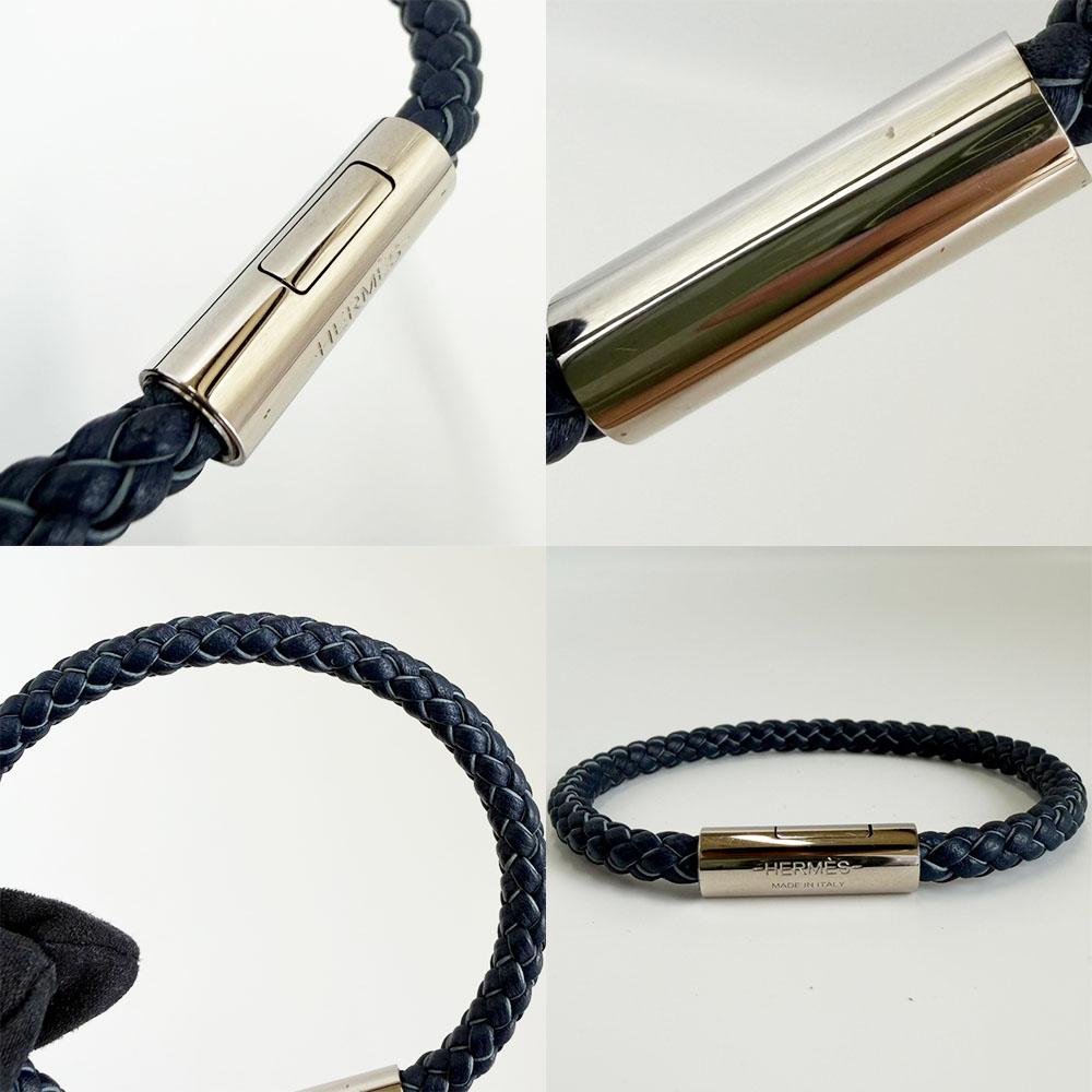 Used HERMESbracelet Leather/metal Unisex