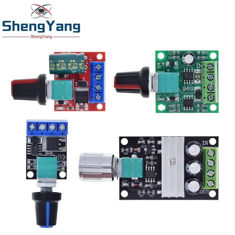 DC 1.8V-35V 2A 3A 5A 10A 30W 80W 90W PWM Motor Speed Controller Low Voltage Motor Speed Controller PWM Adjustable Drive Module