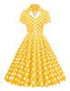 1950s Rockabilly Polka Dot Retro 50s Rockabilly Swing Perfect for and Casual Size S Women's Dress, A-Line, Knee-Length Dress, Dress, Parties,