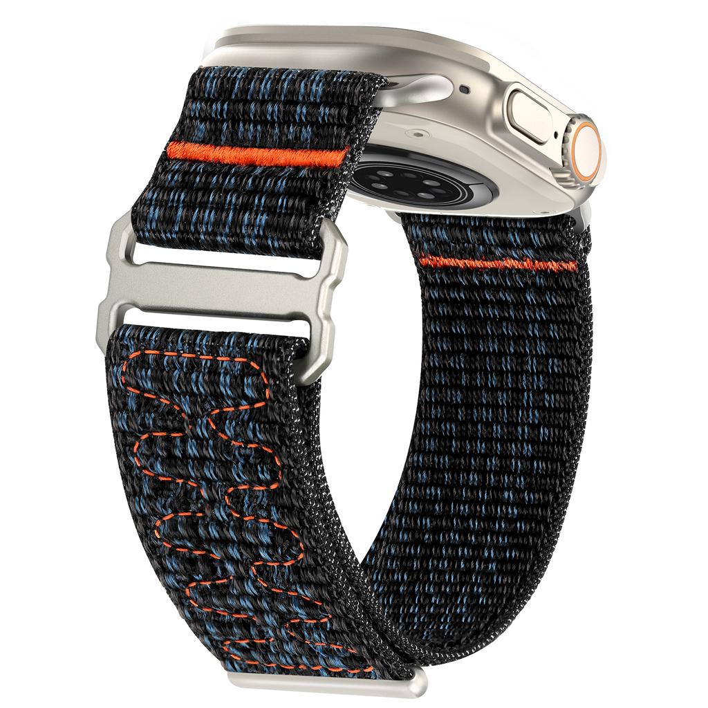 Straps For Apple Watch Ultra 2 Band 49mm 46mm 42mm 44mm 40mm 45mm 41mm 38mm Sport Nylon Bracelet IWatch Series 10 9 8 7 6 5 3 SE