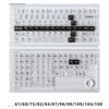 Průhledný průhledný set klávesnic Ice Cherry Profile PC Klávesy Mechanická klávesnice