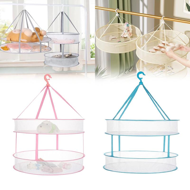 Laundry Drying Basket With Foldable Design For Home And Apartment Use