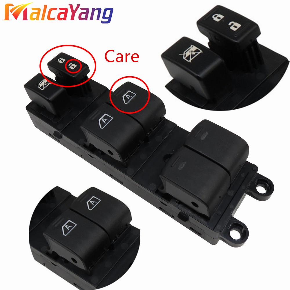 Neu Für Nissan Pathfinder 2007-2012 Elektrischer Hauptfensterheber Schalterknopf Autozubehör 25401-ZL10A
