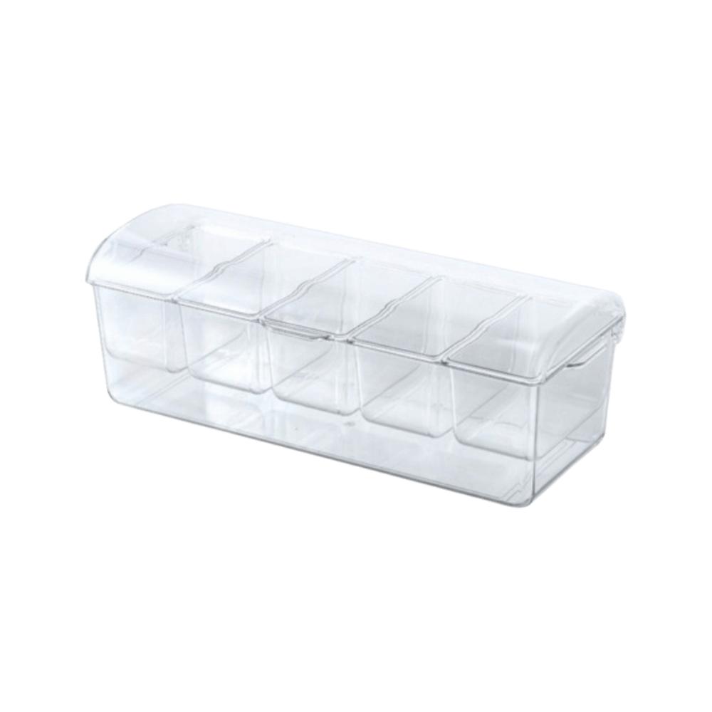 Removable Chilled Condiment Server Tray Organizer Food Container Fruit Serving Tray Outdoor