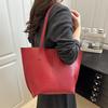 2025 Fashion Trend: Textured Autumn/Winter Women's Shoulder Tote Bag - Simple & Stylish Design