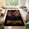 Wrestlemania Teppich Geeignet für Außenbereiche Dekorieren Sie Zimmer Studentenwohnheim Esszimmer Rutschfester Teppich Dekorieren Sie Büros Perfektes Geschenk für Freunde & Familie