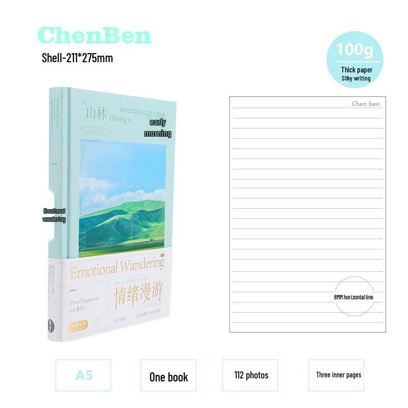 High-Value Student Notebook: Stylish Landscape Cover for Classroom & Office Use