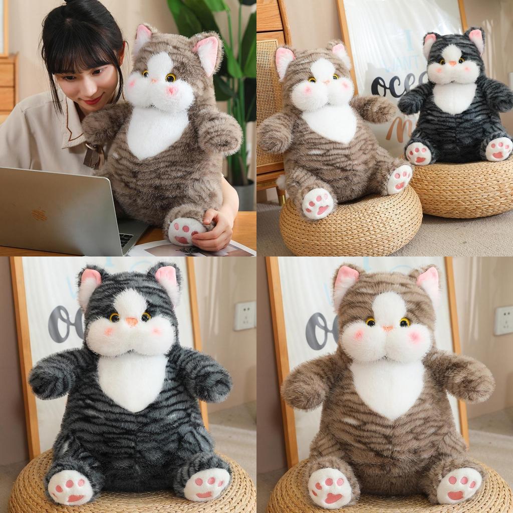 Adorable Plush Bobo Cat Doll Soft Stuffed Animal For Girls Perfect For Sleeping And Cuddling