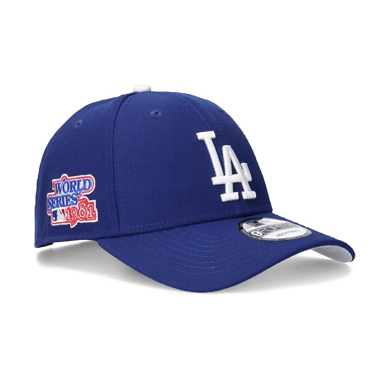 

[New Era] cap los angeles dodgers 9FORTY [regular Special order item] Men s hat LA baseball cap Blue x white blue x white NE 940 KURI SIDE PATCH