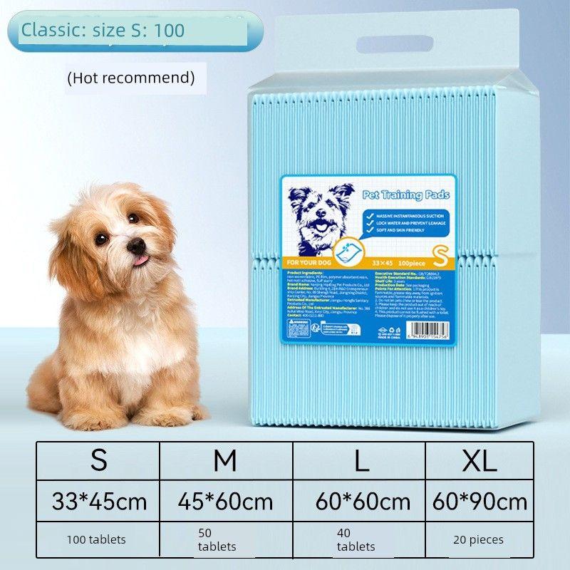 

Puppy Urine Pad Diapers Pet Supplies Diapers Absorbent Thickened Baby Diapers Hydrophilic Pad Urine Pad Toilet Urine Pad Classic S-small