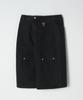 DTHIRTYONE (Woman) Carpenter Denim Bermuda Pants (Washed Black)