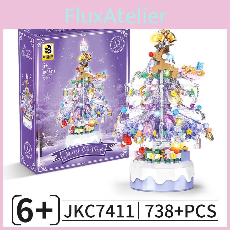 Weihnachtsbaum Spieluhr Montage Bausteine Modell Ornament Für Kinder Weihnachtsdeko