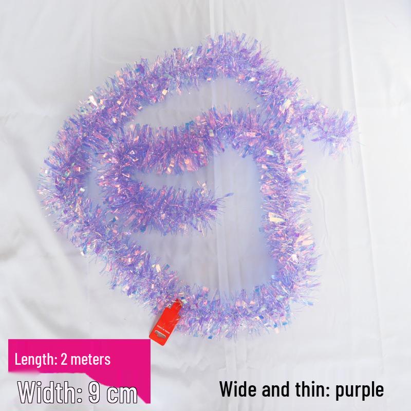 Sedmibarevný vlněný proužek na vánoční a narozeninové dekorace