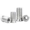 M4 M5 M6 M8 304 Edelstahl Innensechskant-Einsatzmuttern Gewinde für Holzmöbel