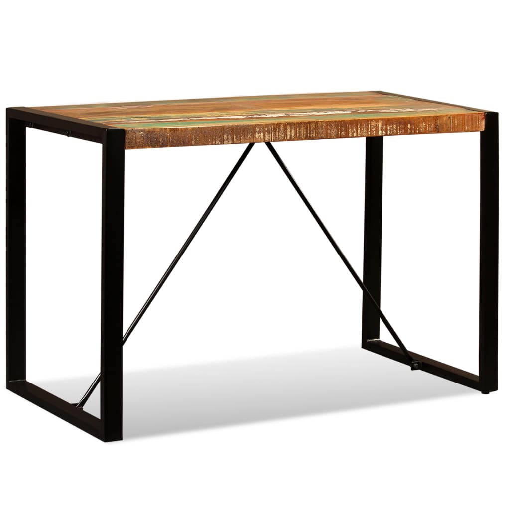 Dining Table Reclaimed Solid Wood 120 Cm