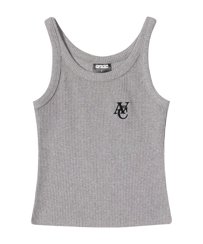 ANOTHER ARCHIVE Women'S Sleeveless Overlap Ribbed Sleeveless_White