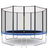 Indoor/Outdoor Kids Fitness Trampoline - Large Round Bouncing Bed for Home and Commercial Use