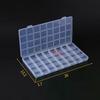 Case 32 Grid Compartment Plastic Transparent Storage Box Jewelry Earring Bead Screw Holder Display Organizer Container