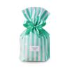 50Pcs 14x20cm Striped Baked Biscuit Bundle Pocket Candy Nougat Packaging Party Decor Gift Bags (No Ribbon)