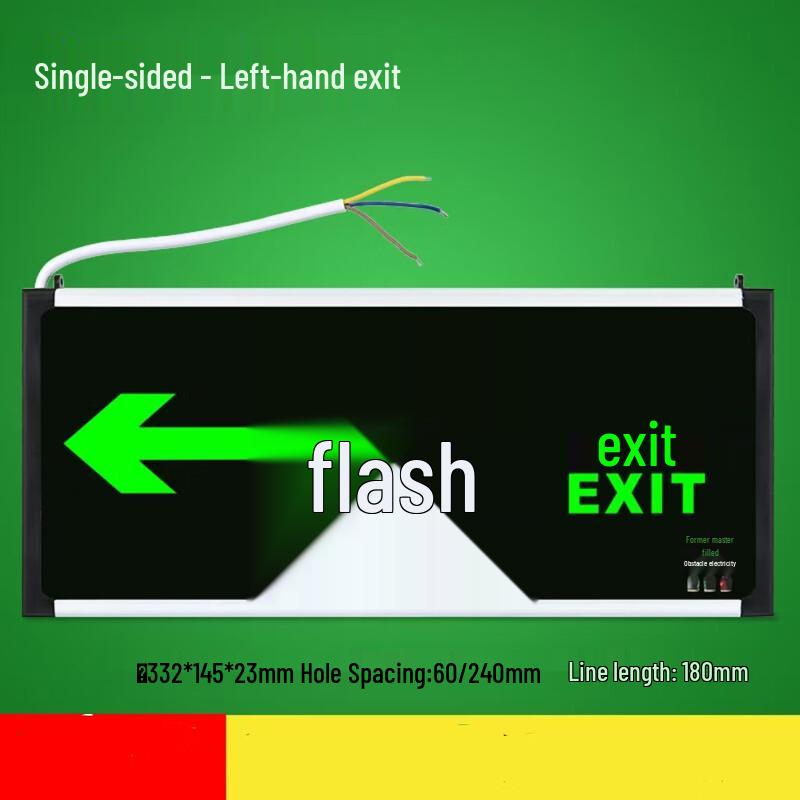 UOSU LED Safety Exit Emergency Evacuation Sign