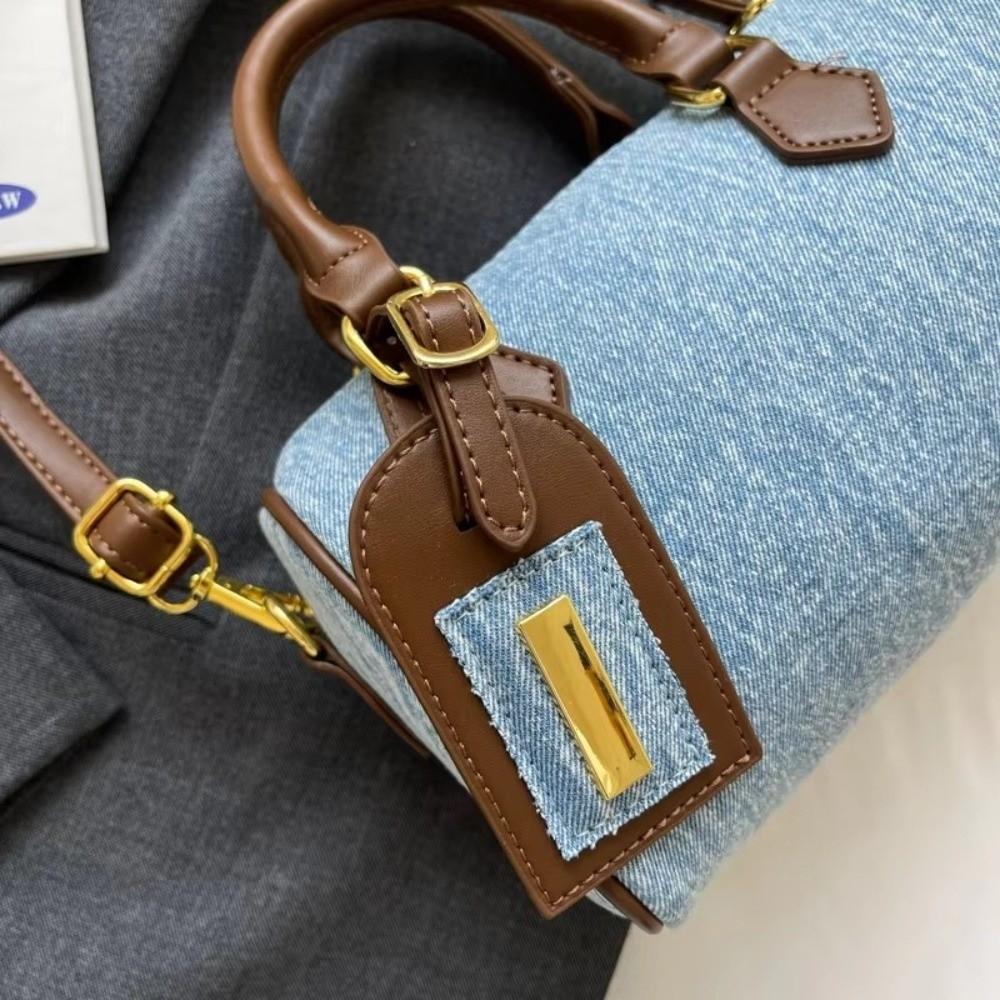 Fashion Retro Denim Pillow Crossbody Bag Versatile Casual Shoulder Bag Handbag High Quality Messenger Bag