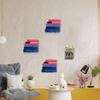 2 Pcs Bookshelves with Screws Great Load Bearing Anti-slip Invisible Stable Bathroom Living Room Ornament