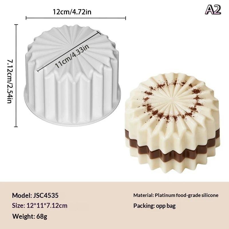 

Heart Star Square Bento Cake Silicone Mold Chocolate Mousse Mould Fruit Cake Decorations Reusable Soap Candle Gypsum Making Tool A2