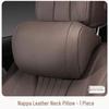 Polštářek na opěrku hlavy pro vozy BYD/Toyota/Honda/Nissan: Čtyřsezónní polštářek za krk z kůže Napa