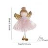 New Christmas Supplies Christmas Feather Angel Christmas Tree Decoration Pendant Small Pendant Christmas