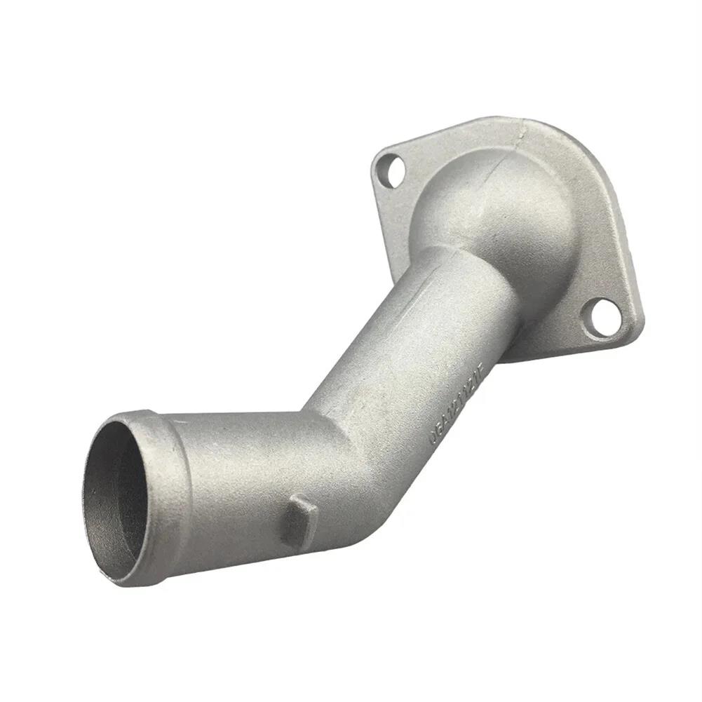 Aluminum Radiator Coolant Hose Connector For For Golf 2006-2013 1999-2017 1.6L 1.8T 2.0L OEM 06A121121C 06A121121FGood Product