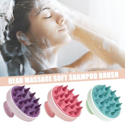 Sagit Scalp Cleansing Bath Brush Massage Comb Soft Tooth Shampoo Brush