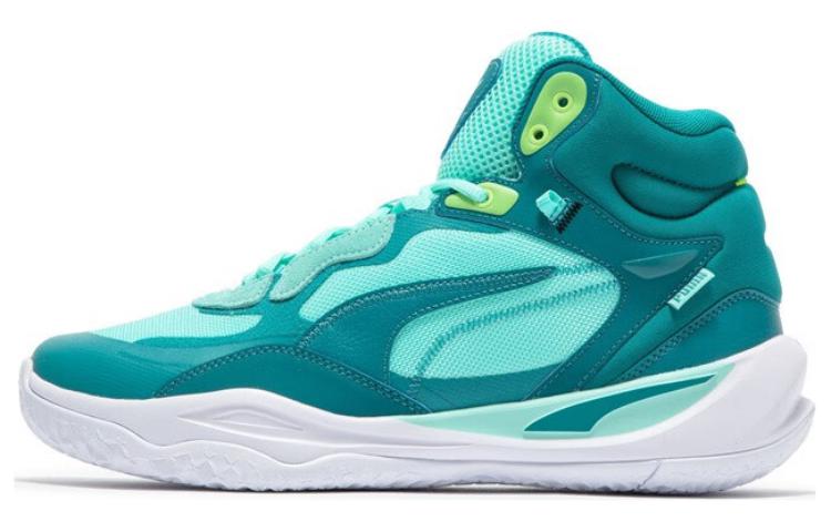 PUMA Playmaker Pro Mid Teal 377902-03 42